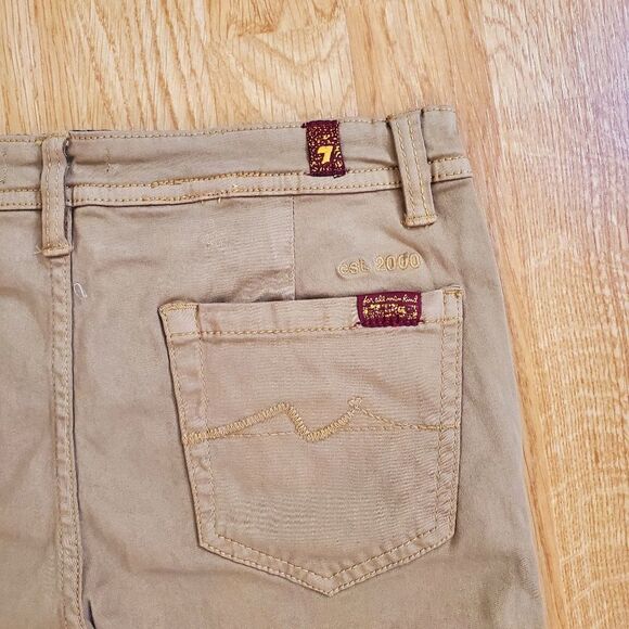 7 For All Mankind Boy's Five Pocket Chino Shorts - Picture 5 of 10